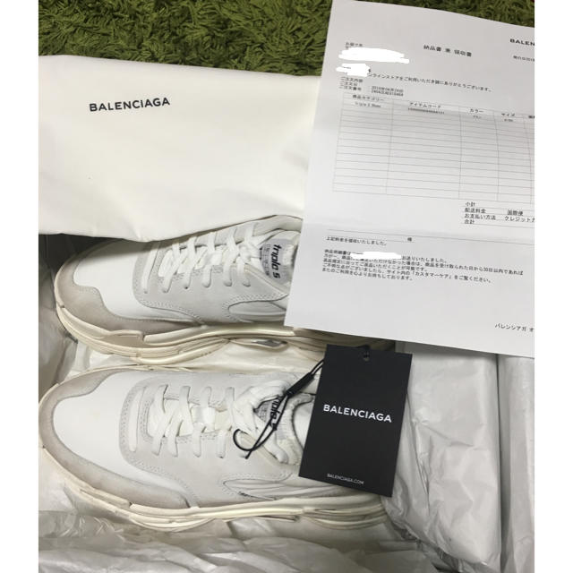 BALENCIAGA トリプルs 41 ホワイト 白