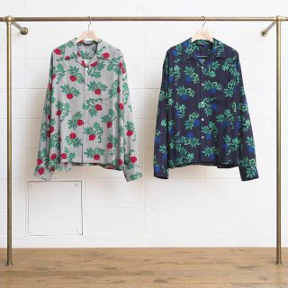 アンユーズド(UNUSED)のunused  ROSE PATTERN LONG-SLEEVE SHIRT(シャツ)