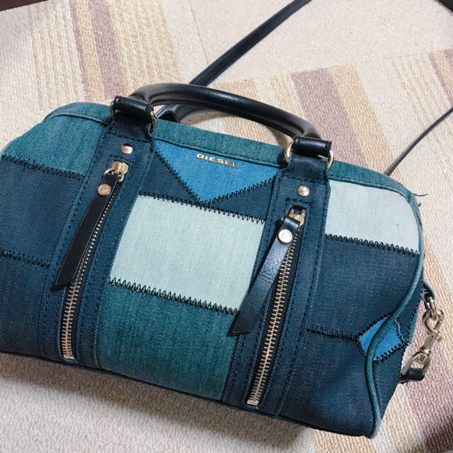 DIESEL 【新品未使用】DIESEL デニム ミニボストンBAG 2wayの通販 by shop｜ディーゼルならラクマ