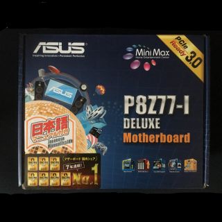 エイスース(ASUS)のASUS P8Z77- I DELUXE mini-itx LGA1155 新品(PCパーツ)