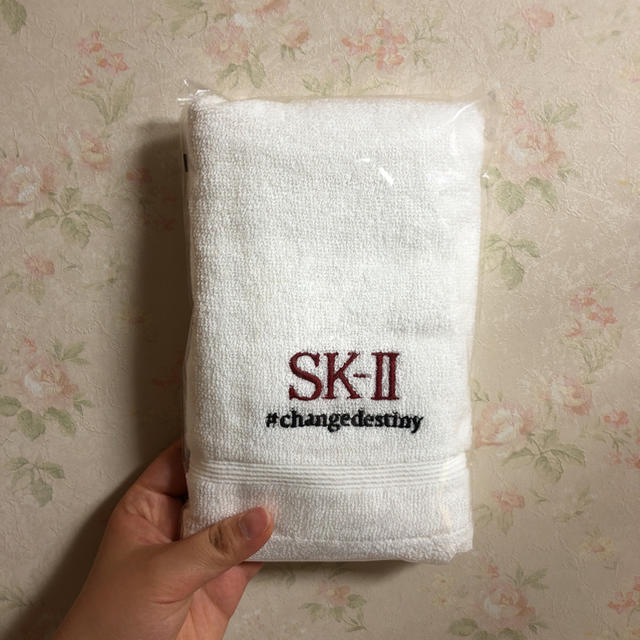 SK-II(エスケーツー)のSK-II フェイスタオル エンタメ/ホビーのコレクション(ノベルティグッズ)の商品写真