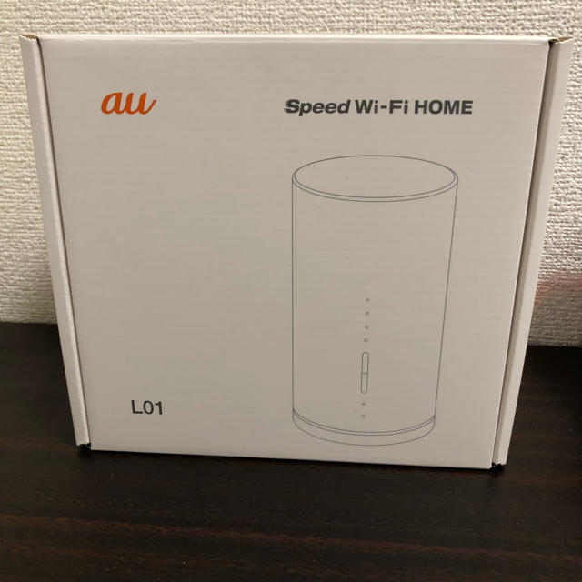 au(エーユー)のルーター speed wifi HOME (au) L01  スマホ/家電/カメラのPC/タブレット(PC周辺機器)の商品写真