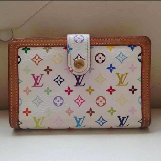 LOUIS VUITTON マルチカラー がま口財布 美品