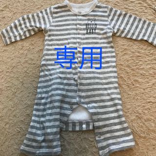 シマムラ(しまむら)の穴子寿司様専用 バースデーロンパース&ユニクロロンパース(ロンパース)