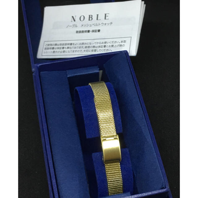 Noble(ノーブル)のANA機内販売限定！Noble ノーブル メッシュベルトウォッチ 時計 メンズの時計(腕時計(アナログ))の商品写真