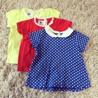 プチバトー(PETIT BATEAU)の◎専用◎ トップス５枚のうち３枚(Ｔシャツ)