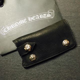 クロムハーツ(Chrome Hearts)の[新品]クロムハーツ キーケース デストロイレザー ブラック(キーケース)