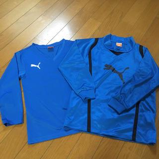 プーマ(PUMA)のプーマ  サッカー インナーシャツ 長袖 120  2枚セット(Tシャツ/カットソー)