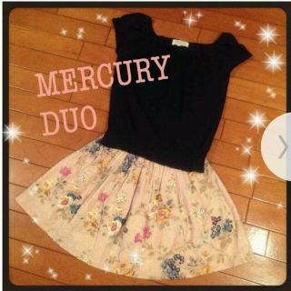 マーキュリーデュオ(MERCURYDUO)のマーキュリー花柄🌹柄スカート❇(ミニスカート)