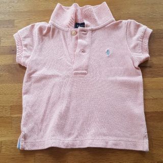 ラルフローレン(Ralph Lauren)の【値引】RALPH LAUREN　ピンクのポロシャツ80(シャツ/カットソー)