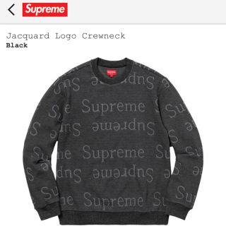 シュプリーム(Supreme)のsupreme jacquard crewneck Mサイズ(Tシャツ/カットソー(七分/長袖))