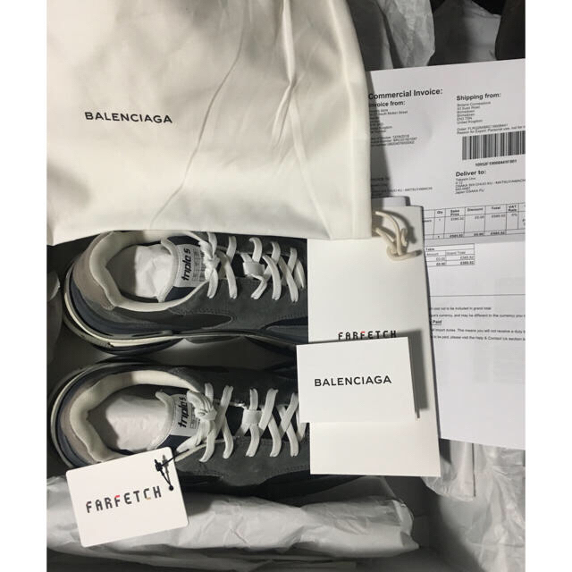 Balenciaga(バレンシアガ)のchain1128様購入専用トリプルS  42 バレンシアガ 新品 グレー レア メンズの靴/シューズ(スニーカー)の商品写真