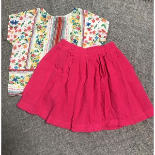 ザラキッズ(ZARA KIDS)のzara Ｔシャツ スカート セット 140(その他)