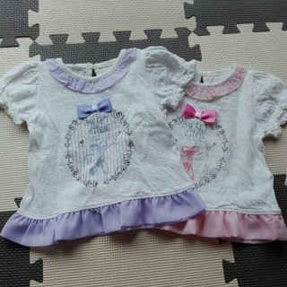 ニシキベビー(Nishiki Baby)のSWEET GIRL　Tシャツ　2枚セット(Ｔシャツ)