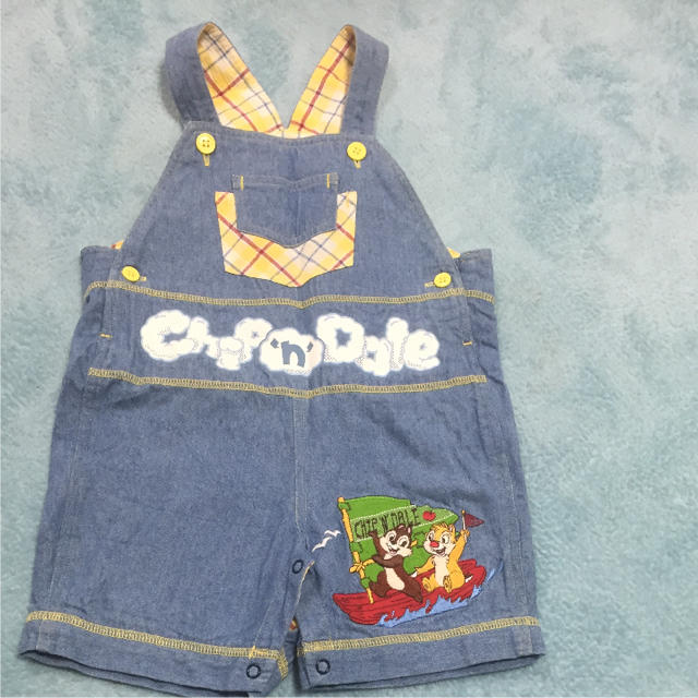 Disney(ディズニー)の水通しのみ オーバーオール 95 キッズ/ベビー/マタニティのキッズ服女の子用(90cm~)(パンツ/スパッツ)の商品写真