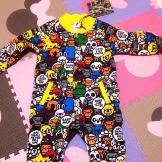 アベイシングエイプ(A BATHING APE)のエイプ♡ロンパース(ロンパース)