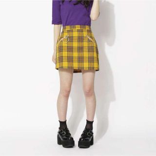 最終値下げ 新品未使用タグ付き!チェック ミニスカート