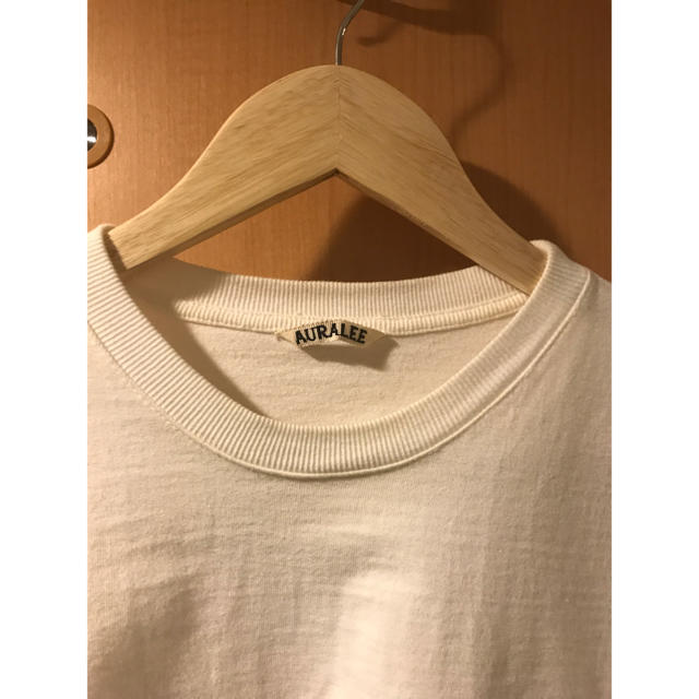 YAECA(ヤエカ)のAURALEE オーラリー スタンドアップTシャツ メンズのトップス(Tシャツ/カットソー(半袖/袖なし))の商品写真