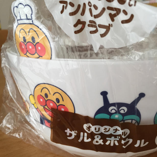 【非売品】アンパンマン☆ザル&ボウルセット インテリア/住まい/日用品のキッチン/食器(調理道具/製菓道具)の商品写真