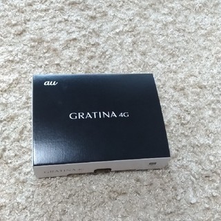 エーユー(au)の新品未使用　GRATINA 4G KYF31　ブラック(スマートフォン本体)