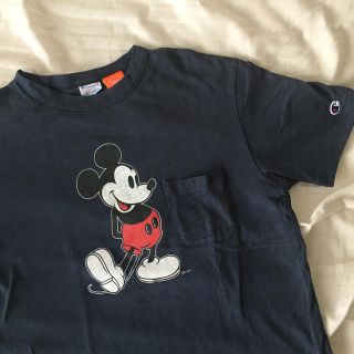 ビームスボーイ(BEAMS BOY)のchampion mickeyロゴT(Tシャツ/カットソー(半袖/袖なし))