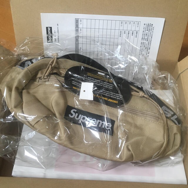 Supreme(シュプリーム)の付属品完備 Supreme waist bag tan メンズのバッグ(ウエストポーチ)の商品写真