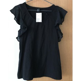 エイチアンドエム(H&M)のフリルTシャツ(Tシャツ(半袖/袖なし))