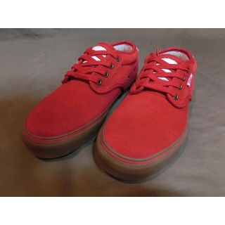 ヴァンズ(VANS)のUSA購入 激レア バンズ【CHIMA ESTATE PRO】25.0㌢赤(スニーカー)