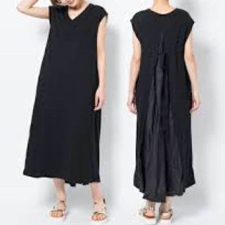 ミルクフェド(MILKFED.)のMILKFED. SWEAT V-NECK DRESS(ロングワンピース/マキシワンピース)