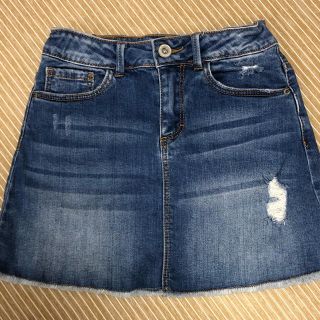 ザラキッズ(ZARA KIDS)の★お値下げ★ 美品 ザラ デニム スカート サイズ128(スカート)