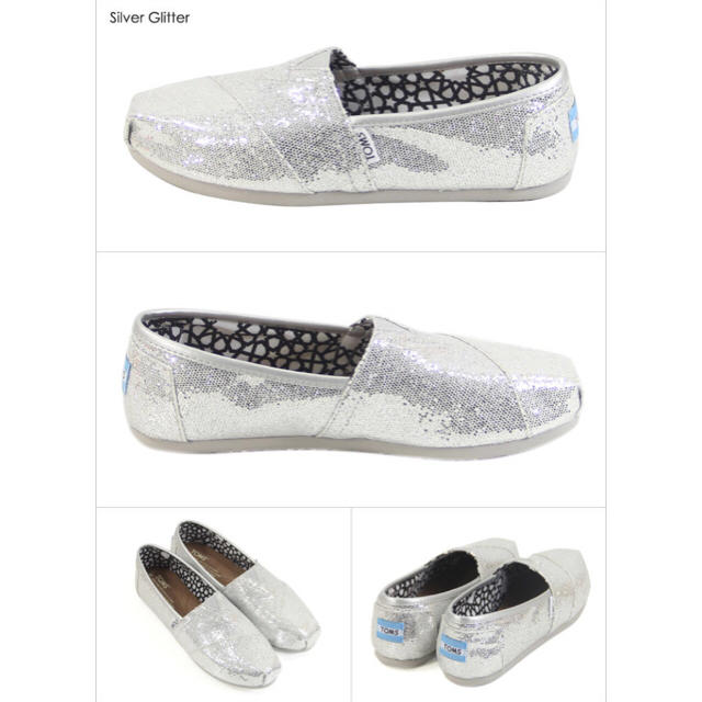 TOMS(トムズ)のTOMS シルバー  レディースの靴/シューズ(スリッポン/モカシン)の商品写真