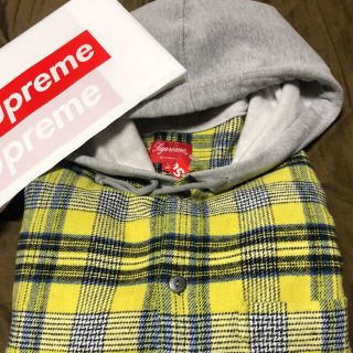 シュプリーム(Supreme)のSupreme 18ss hooded Plaid Flannel Shirt (シャツ)