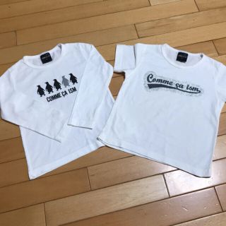 コムサイズム(COMME CA ISM)のコムサイズム ★90白T２枚セット★(Tシャツ/カットソー)