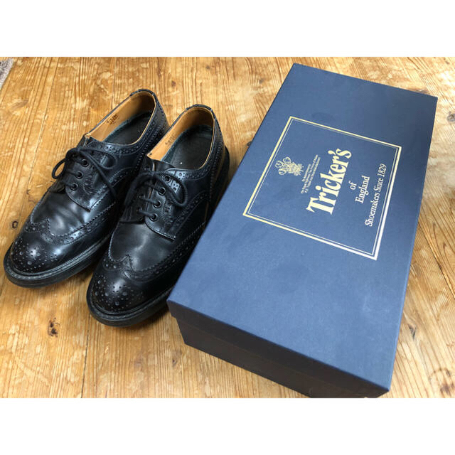 Trickers(トリッカーズ)のTricker's bourton 黒 uk7.5 トリッカーズ メンズの靴/シューズ(ドレス/ビジネス)の商品写真