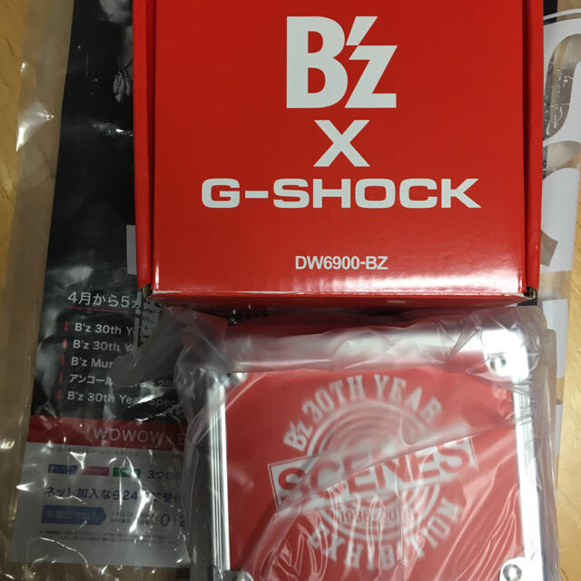 G-SHOCK(ジーショック)のG-SHOCK B'z DW-6900 “LIMITED MODEL”（レッド） メンズの時計(腕時計(デジタル))の商品写真