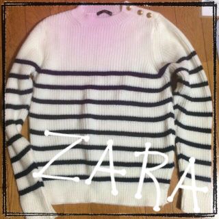 ザラ(ZARA)のZARA☆ボーダーニット(ニット/セーター)