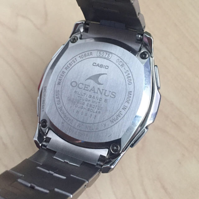 CASIO(カシオ)のwxyさま専用 美品 カシオ オシアナス ocw s1400 7ajf 電波  メンズの時計(腕時計(アナログ))の商品写真