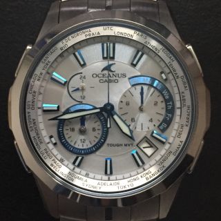 カシオ(CASIO)のwxyさま専用 美品 カシオ オシアナス ocw s1400 7ajf 電波 (腕時計(アナログ))