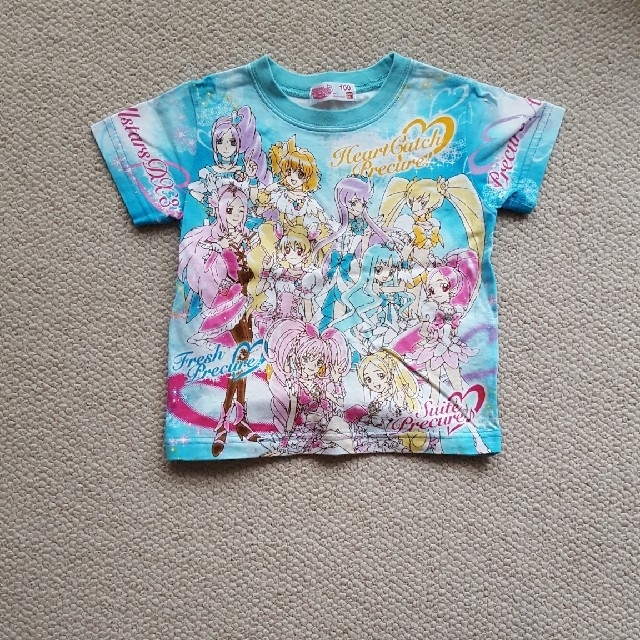 BANDAI(バンダイ)のプリキュア　オールスターズ　Tシャツ　100 キッズ/ベビー/マタニティのキッズ服女の子用(90cm~)(Tシャツ/カットソー)の商品写真