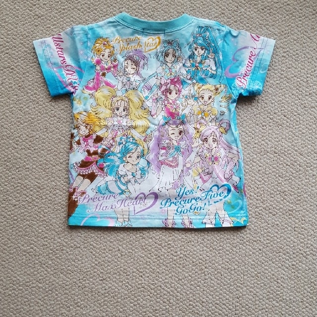 BANDAI(バンダイ)のプリキュア　オールスターズ　Tシャツ　100 キッズ/ベビー/マタニティのキッズ服女の子用(90cm~)(Tシャツ/カットソー)の商品写真