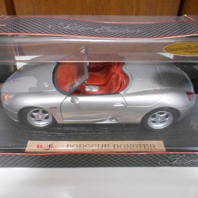 Porsche(ポルシェ)のミニカー1/18 ポルシェボクスター シルバーエディション マイスト製 エンタメ/ホビーのおもちゃ/ぬいぐるみ(ミニカー)の商品写真