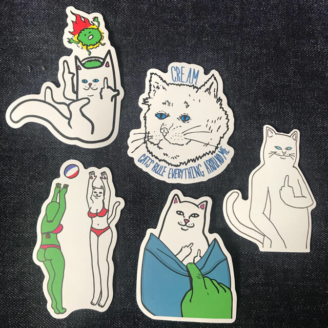 すごい Ripndip ステッカー さかななみ すごい Ripndip ステッカー さかななみ