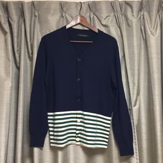 メゾンキツネ(MAISON KITSUNE')の［彩さん専用］MR.GENTLEMAN カーディガン ネイビー M(カーディガン)