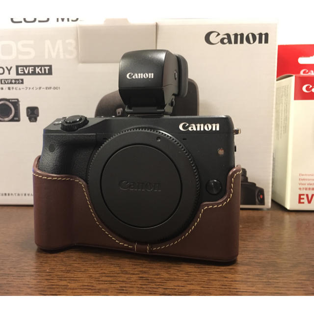 ミラーレス一眼キヤノン CANON EOS M3 ボディ EVFキット