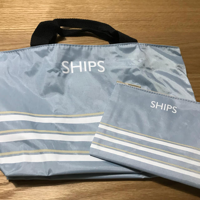 SHIPS(シップス)のSHIPS ボーダートート レディースのバッグ(エコバッグ)の商品写真