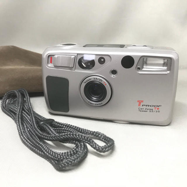 京セラ(キョウセラ)のKyocera Tproof Carl Zeiss T* Tessar 3.5 スマホ/家電/カメラのカメラ(フィルムカメラ)の商品写真