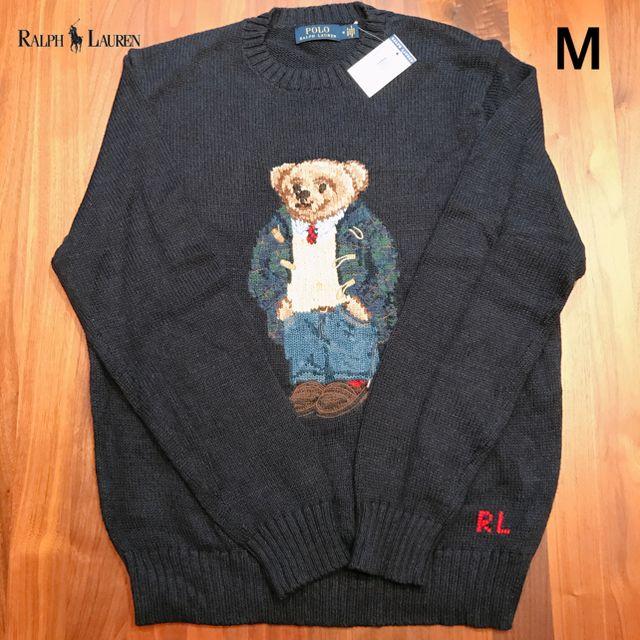 POLO RALPH LAUREN(ポロラルフローレン)のPOLO RALPH LAUREN　ラルフローレン　ベア セーター新品（M） メンズのトップス(ニット/セーター)の商品写真