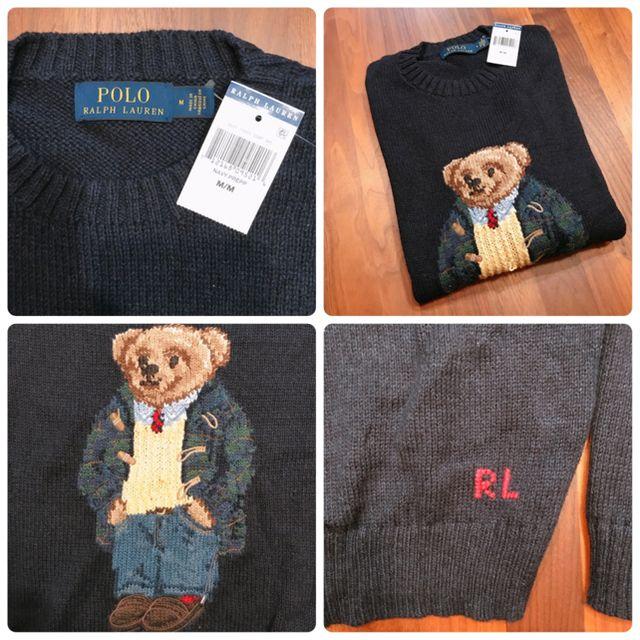 POLO RALPH LAUREN(ポロラルフローレン)のPOLO RALPH LAUREN　ラルフローレン　ベア セーター新品（M） メンズのトップス(ニット/セーター)の商品写真