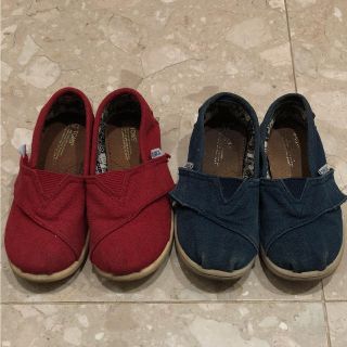 トムズ(TOMS)のTOMS シューズ 赤のみ(スリッポン)