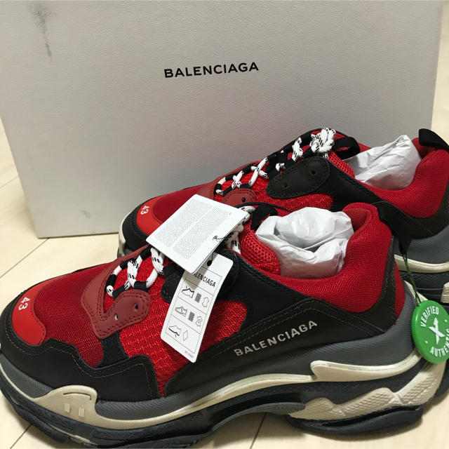 初売り】 Balenciaga - 43 バレンシアガトリプルs S Triple 鑑定済